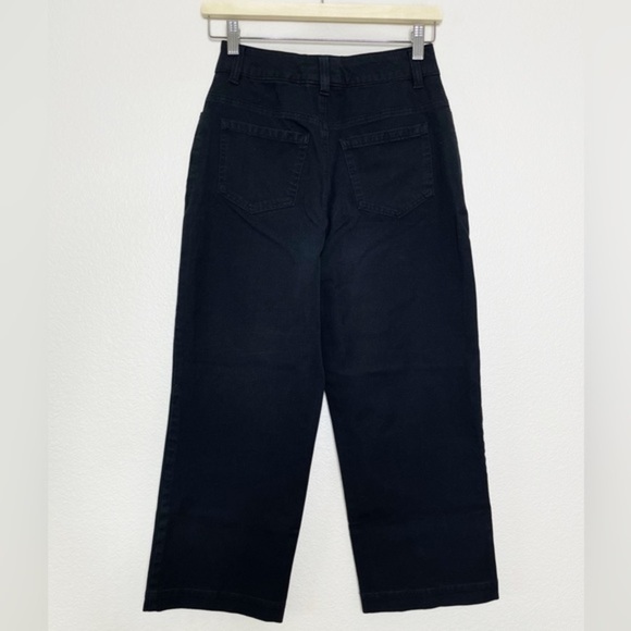 Universal‎ Standard Black Straight Leg High Rise Pants Size 2 Small - Picture 10 of 11